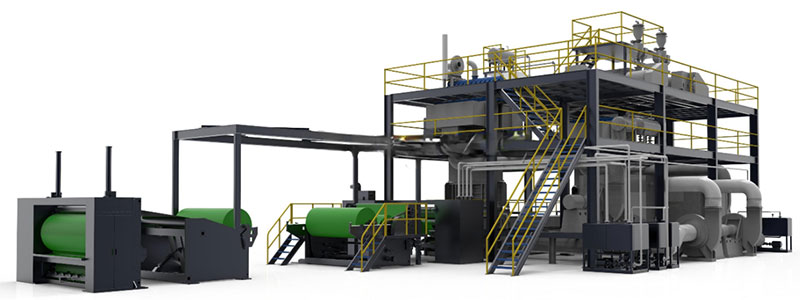 Spunbond Non-Woven Fabric Production Line (SS), KY-2400